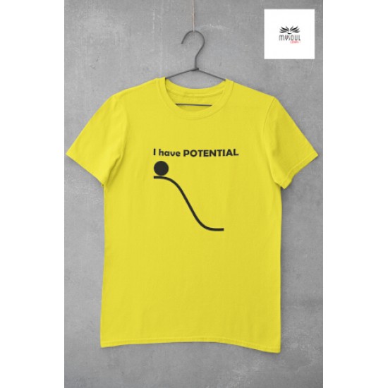 Round Neck - T Shirt Potential Yellow