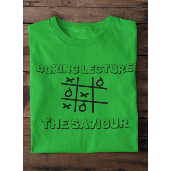 Round Neck - Boring Lecture - Green