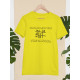 Round Neck - Boring Lecture - Yellow