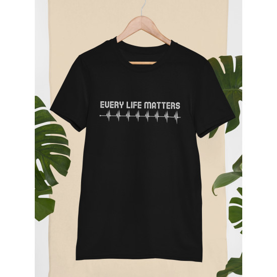 Round Neck - Every Life Matters Black