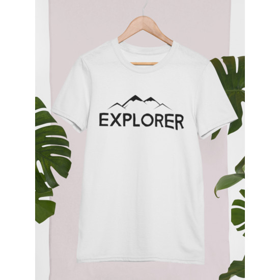 Round Neck - Explorer - White