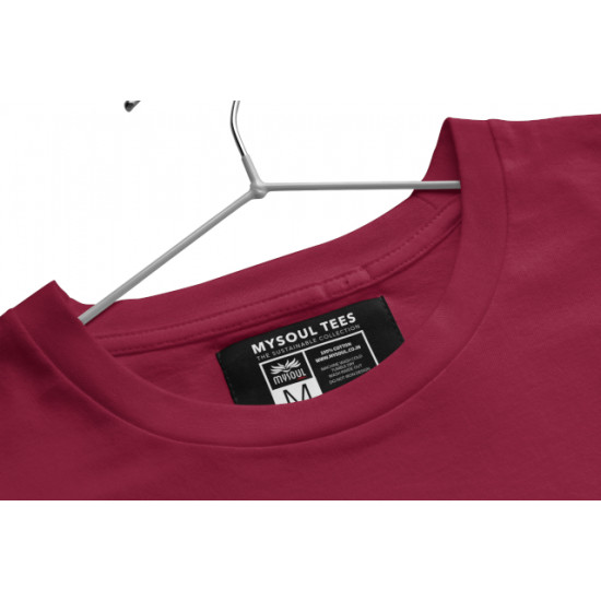 Round Neck - Boring Lecture - Maroon