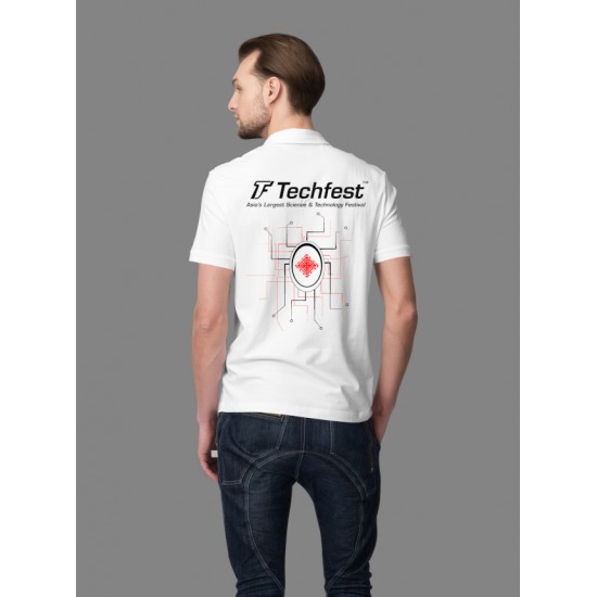 Techfest Polo T Shirt White W